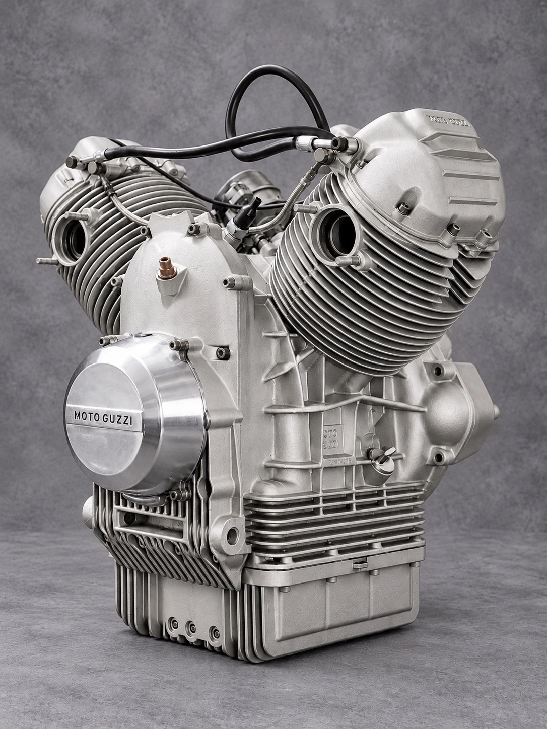 Owner’s Moto Guzzi Le Mans Mk II engine after treatment at Northern Coatworks