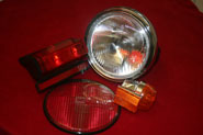 This section contains headlights, tail lights, indicators, bulbs and spare lenses
