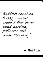 Our customers say...