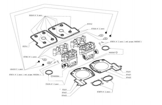 Kit embrayage 2A000107 pour Moto Guzzi 1200 Griso, Norge, Stelvio - Pièces Moteur sur La Bécanerie